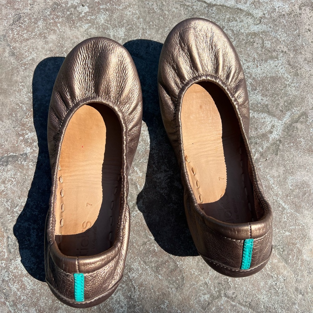 Tieks Shimmering Bronze Ballet Flats